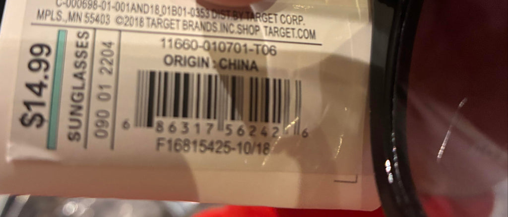 Target Brand Sunglasses, Black