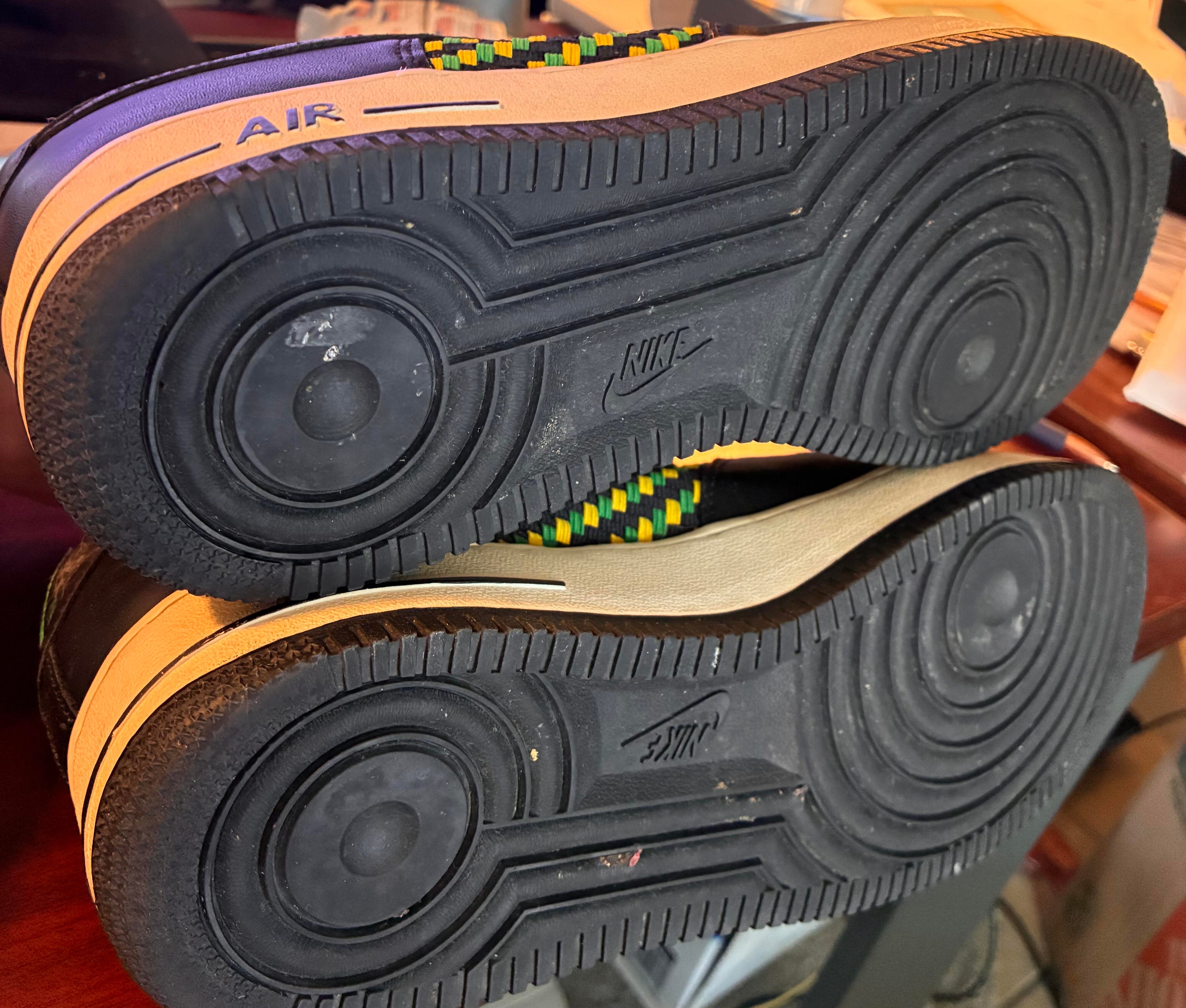 Nike Air Force 1 Premium Black Size: 10M - Pre-Owned