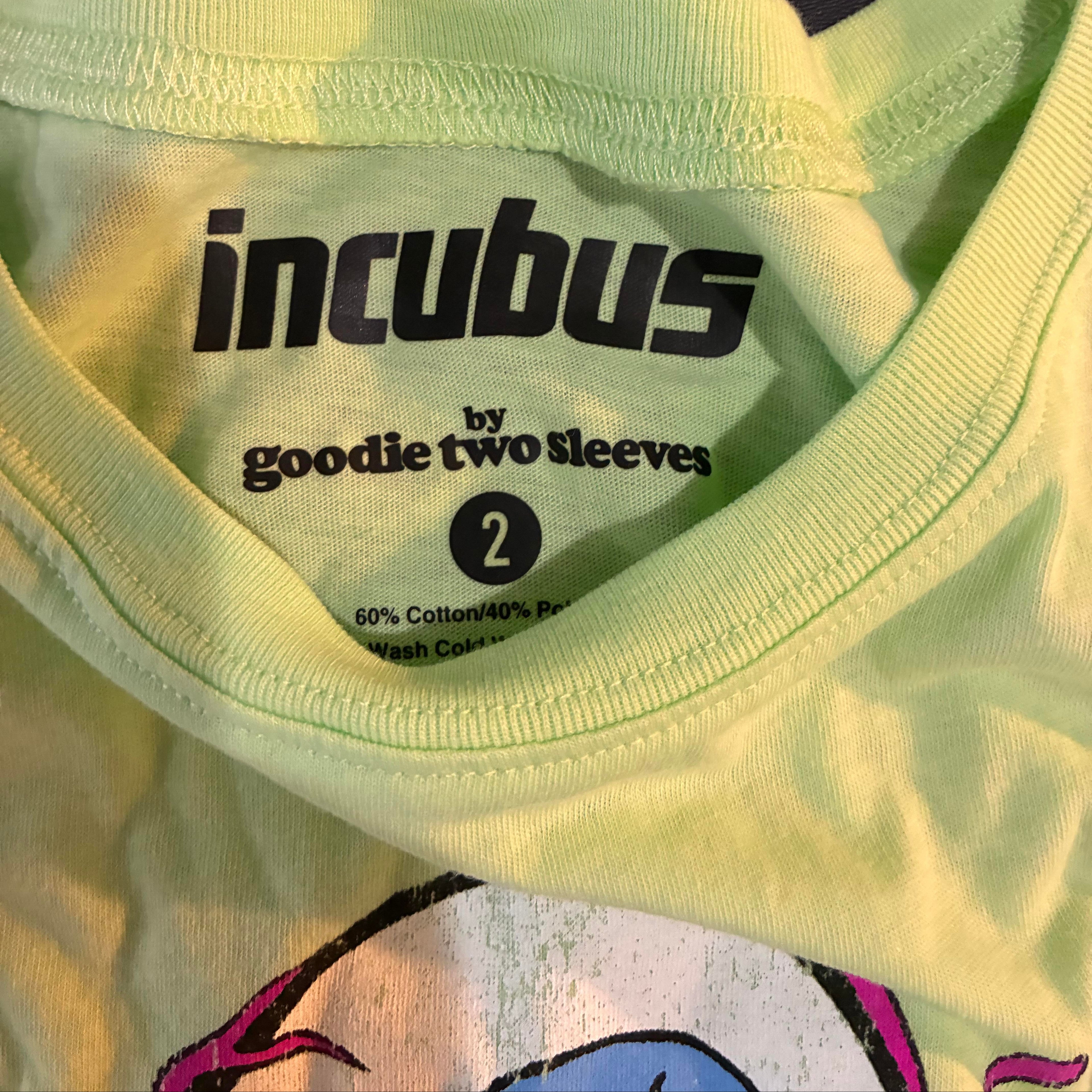 Incubus Classic Fit Crew Top - Cotton Light Green 2X
