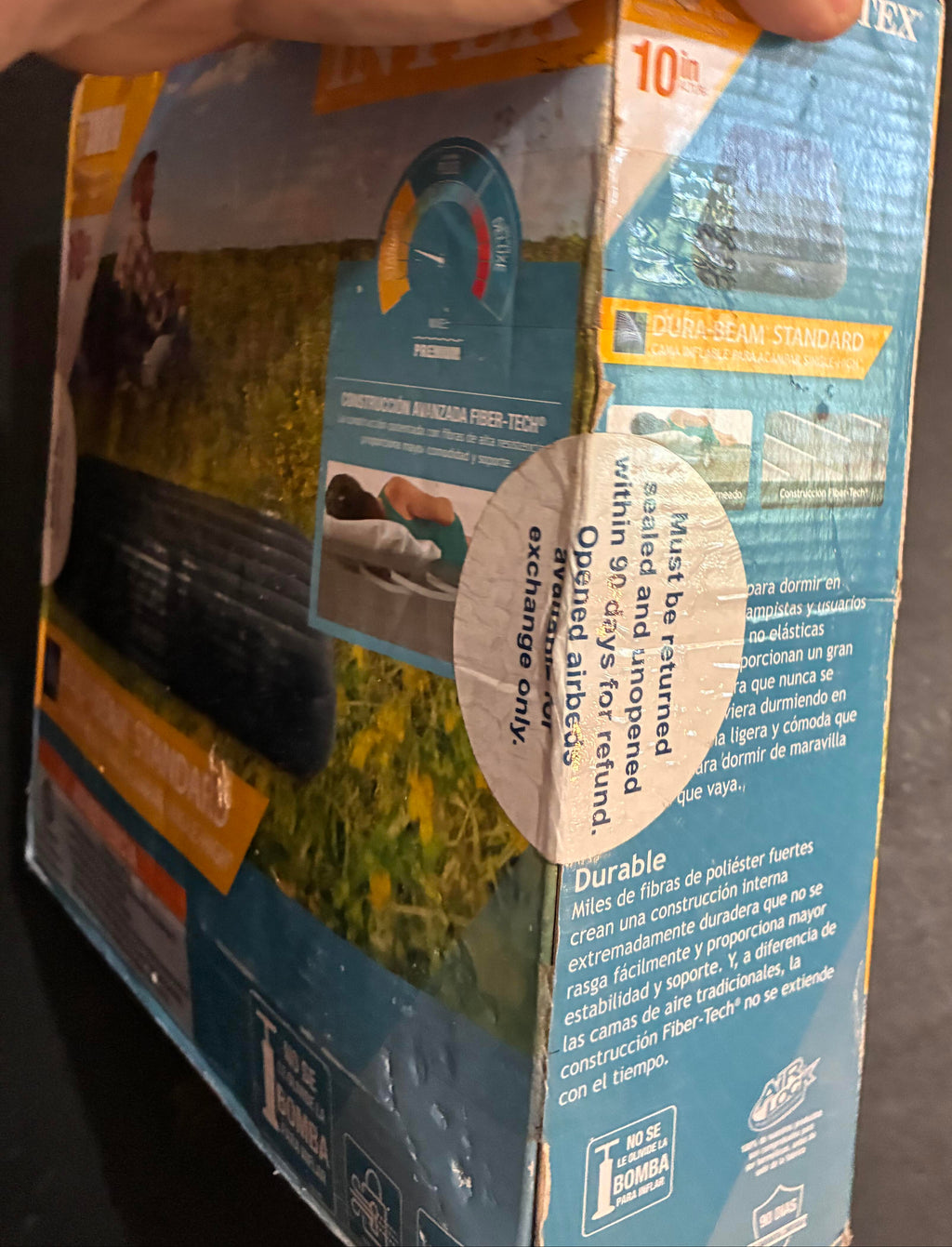 Intex Twin Size Air Mattress - Damaged Box/Sealed