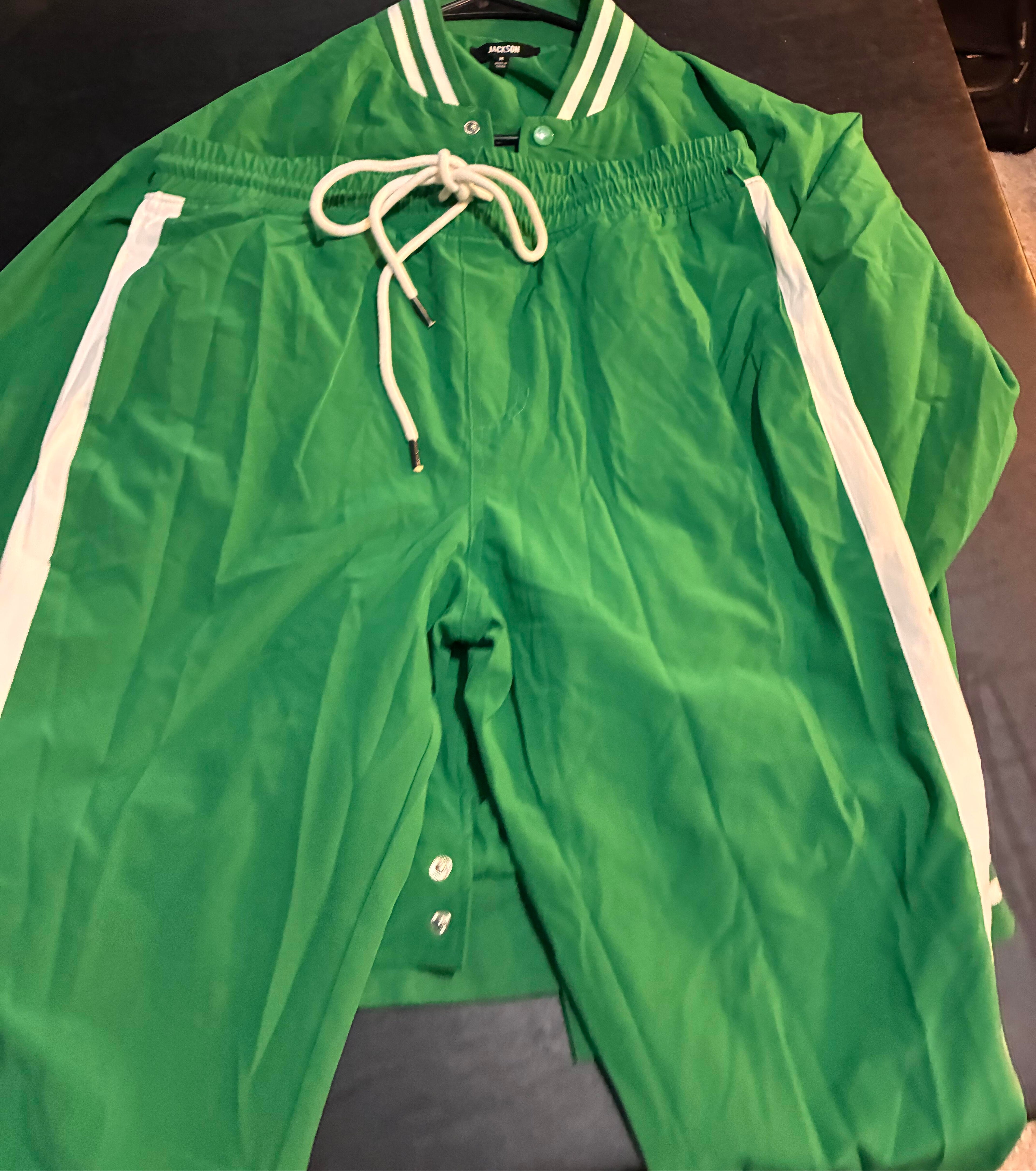Jackson Size M Green Tracksuit - Pre-Owned