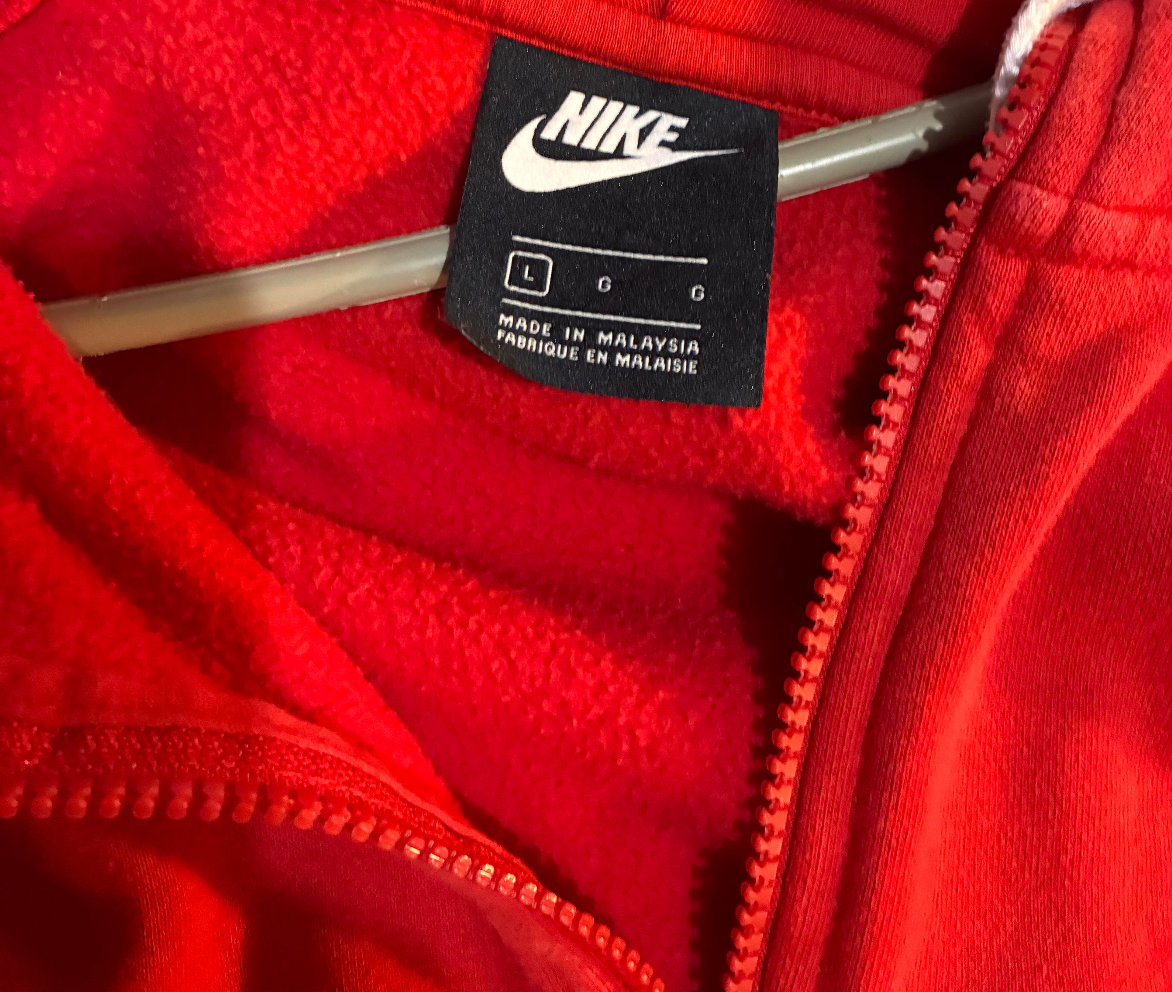 Nike Air Red Sweatshirt Size L - Pre-Owned