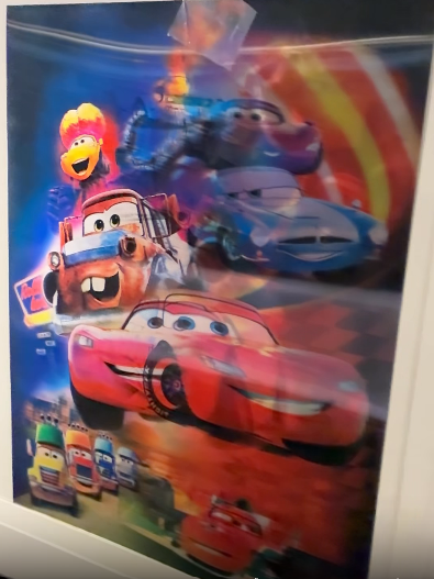 3D Poster (15.5 x 11.5) Cars 1