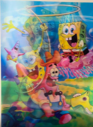3D Poster (15.5 x 11.5) Spongebob