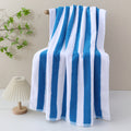Lake Effect Premium Beach Towel 30in x 70inch super soft and huge (Blue)