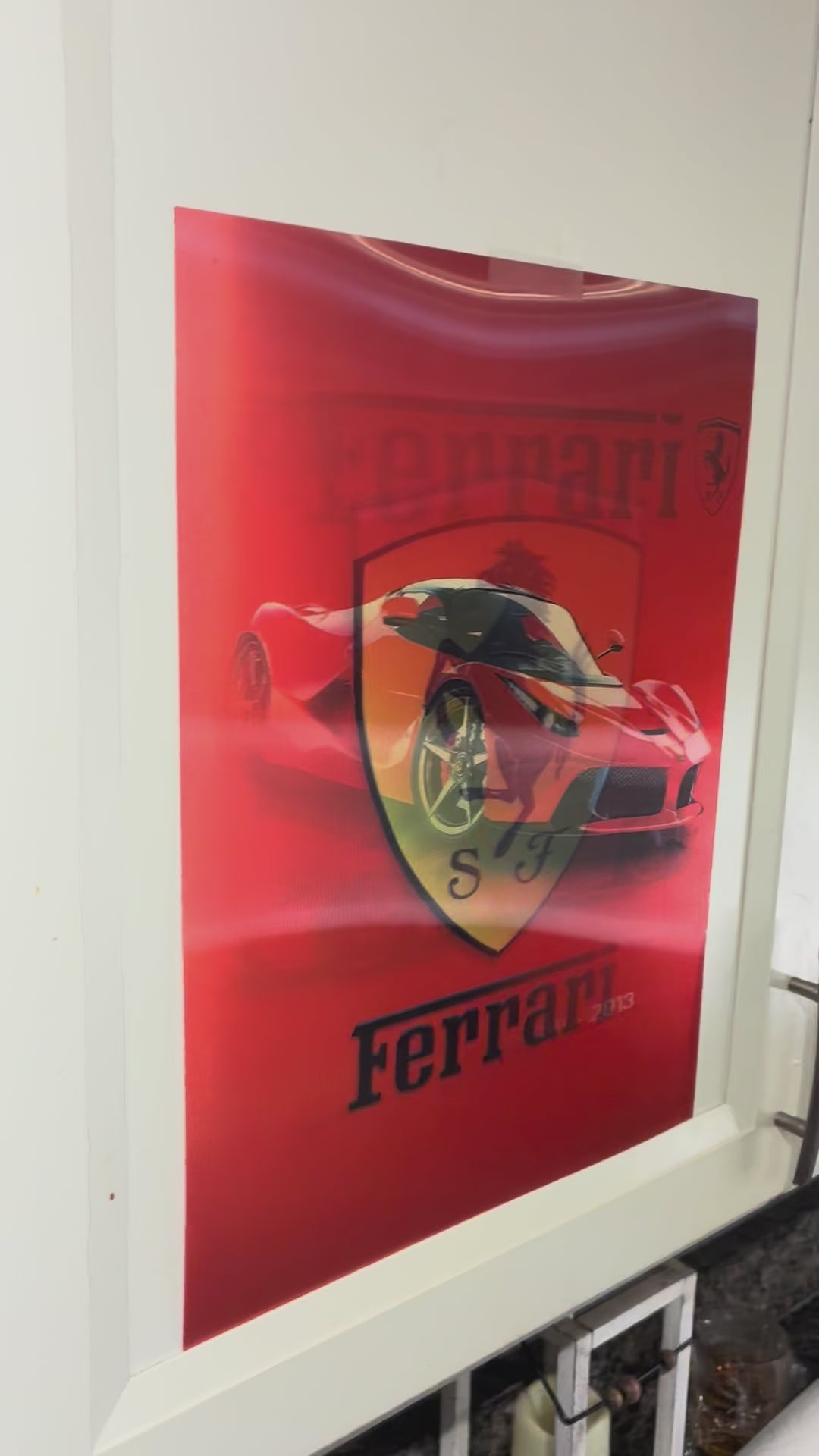 3D Poster (15.5 x 11.5) Ferrari