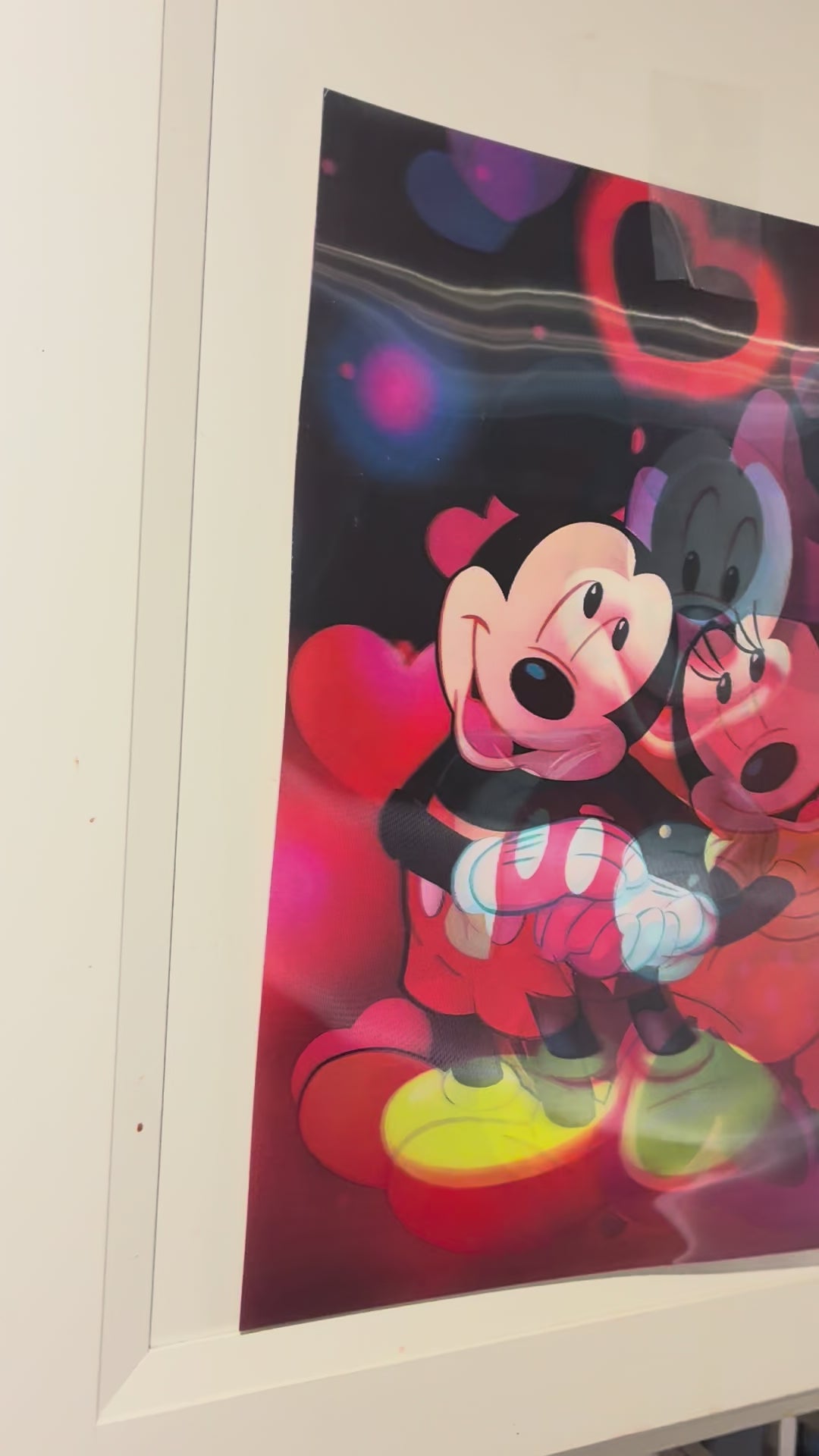 3D Poster (15.5 x 11.5) Mickey and Minnie Mouse