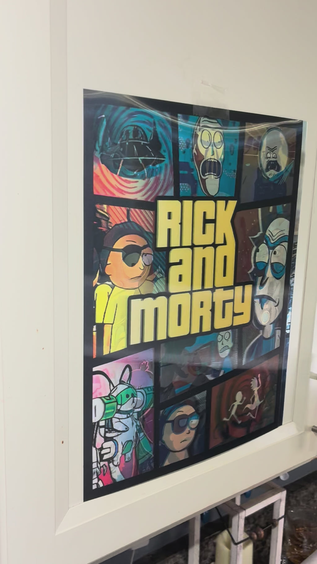 3D Poster (15.5 x 11.5) Rick and Morty GTA