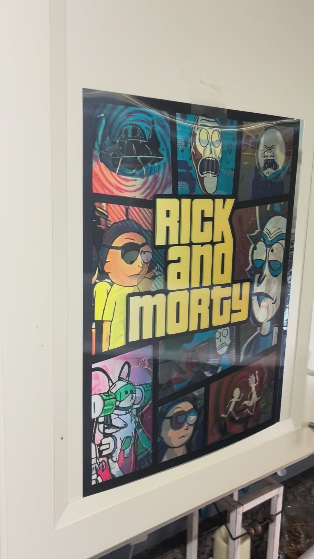 3D Poster (15.5 x 11.5) Rick and Morty GTA