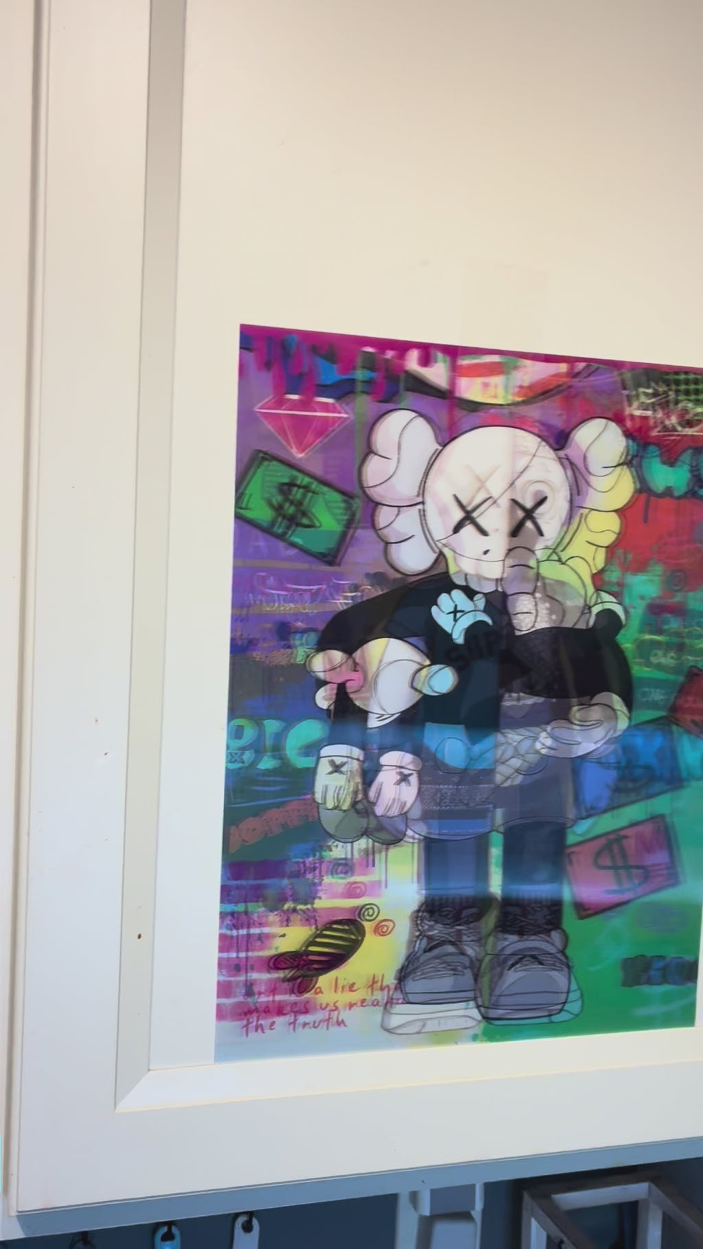 3D Poster (15.5 x 11.5) Kaws 3