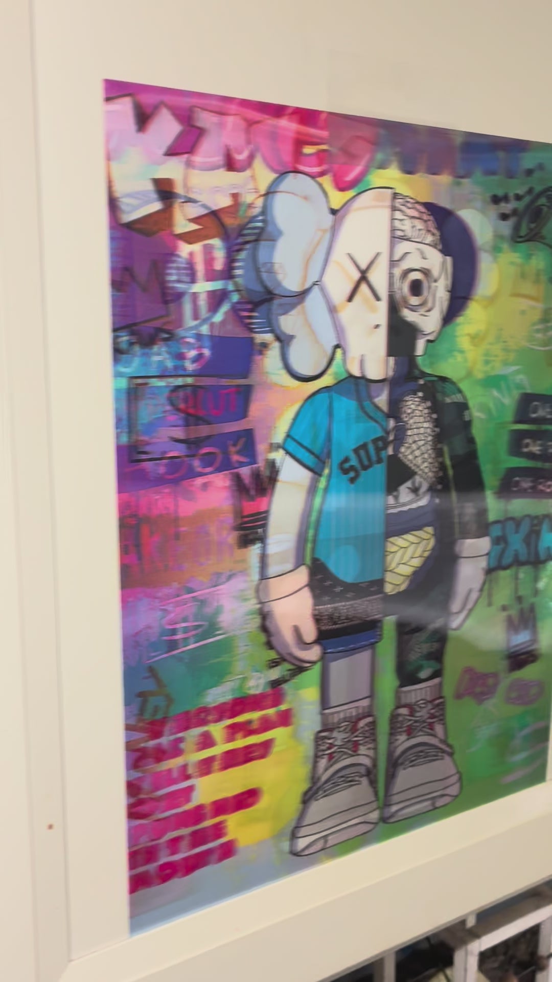 3D Poster (15.5 x 11.5) Kaws 1