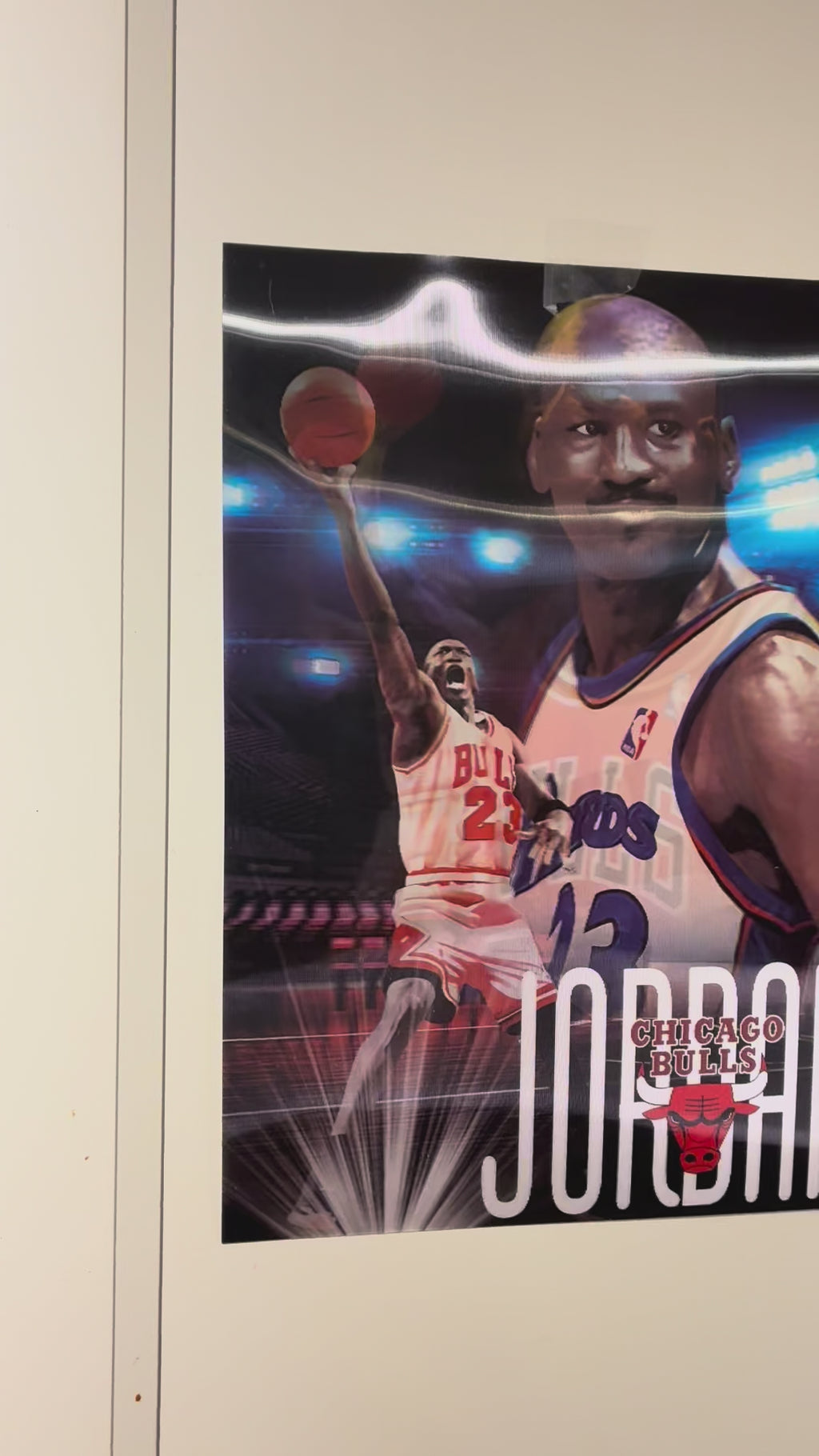 3D Poster (15.5 x 11.5) Michael Jordan