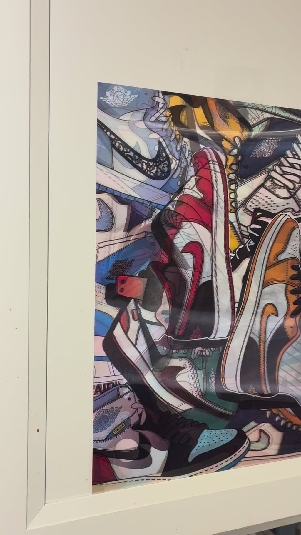 3D Poster (15.5 x 11.5) Nike and Jordan Shoes