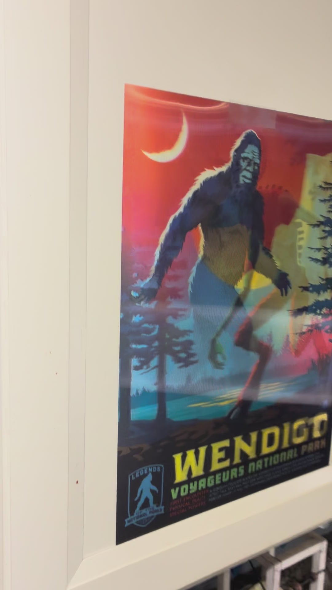 3D Poster (15.5 x 11.5) Forest Beasts