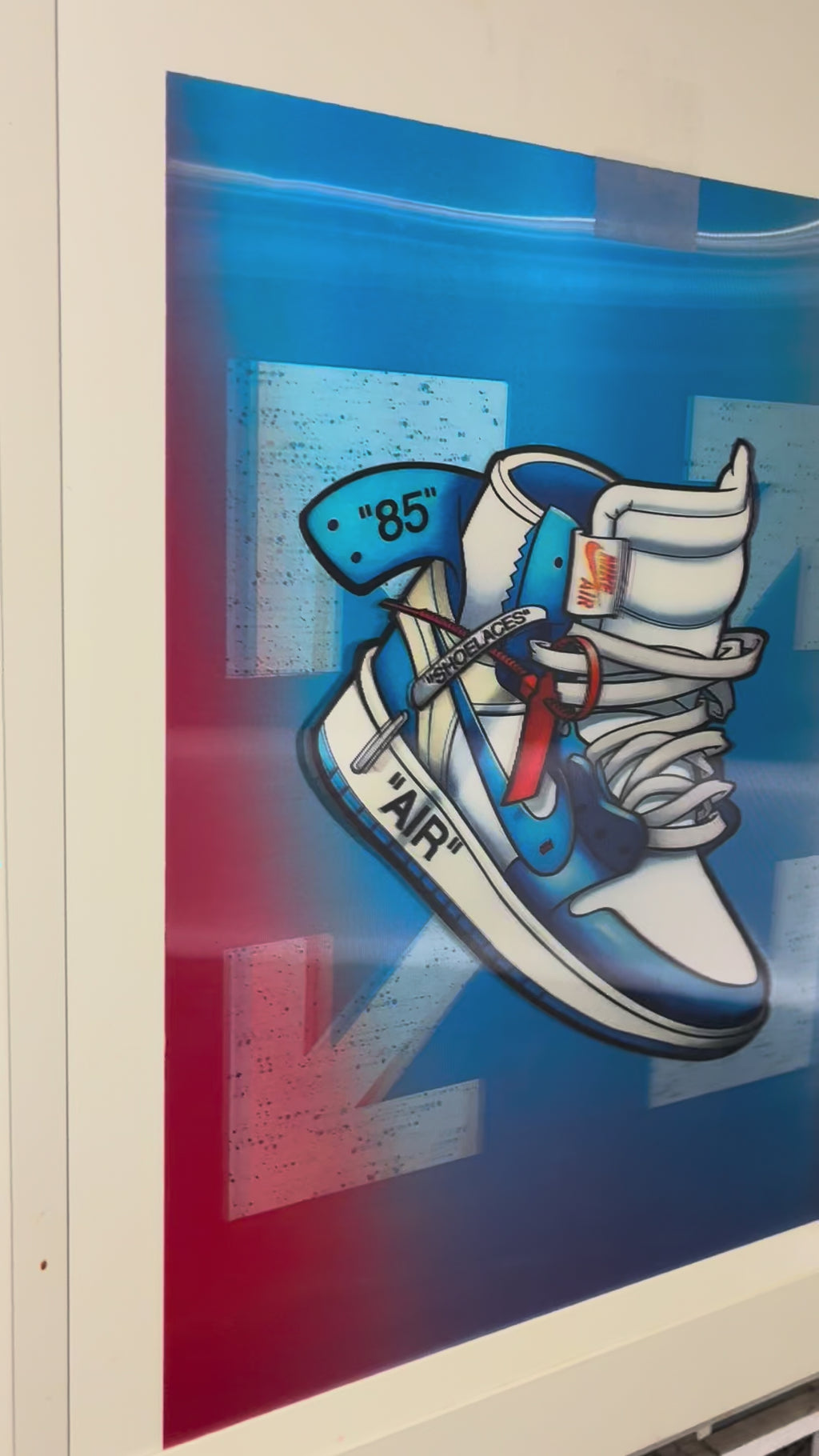 3D Poster (15.5 x 11.5) Nike Air