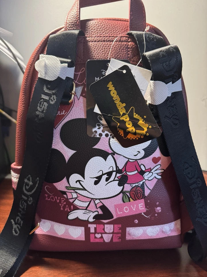 New Wondapop Minnie Mouse *Vegan Leather Designer Series 12'' Backpack